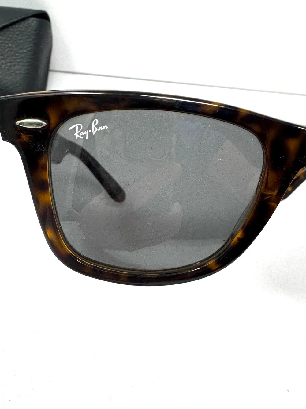 Authentic Ray-Ban Original RB 2140 Wayfarer Sunglasses Tortoise Made In Italy